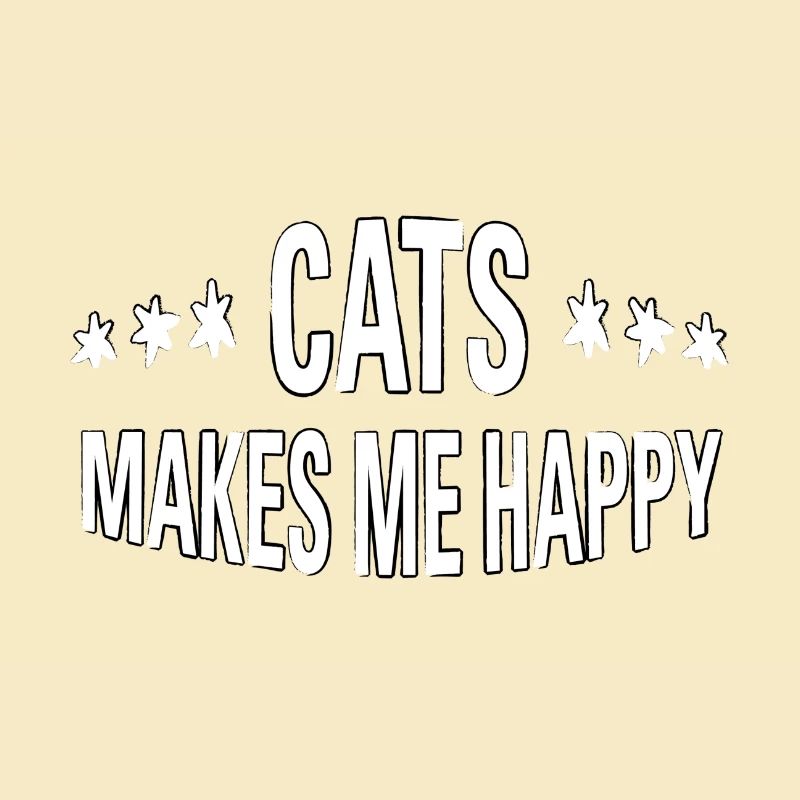 Les chats me rendent heureux