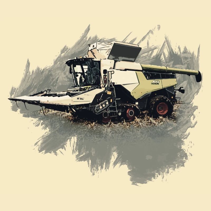 Tracteur de moissonneuse-batteuse de cueilleur de maïs