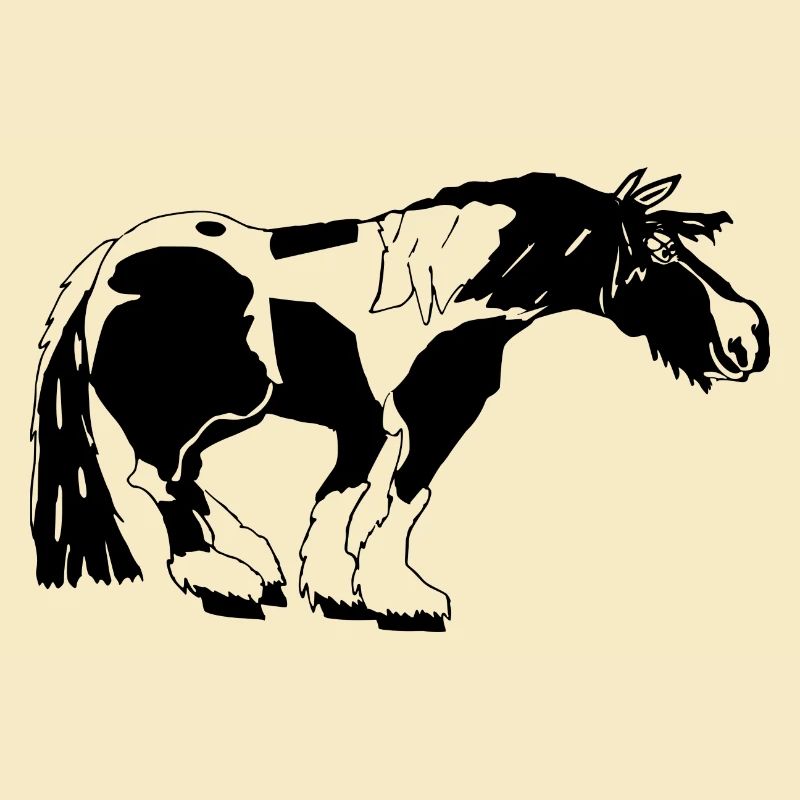 witziger Tinker , Tinker Schecke, Tinker reiten