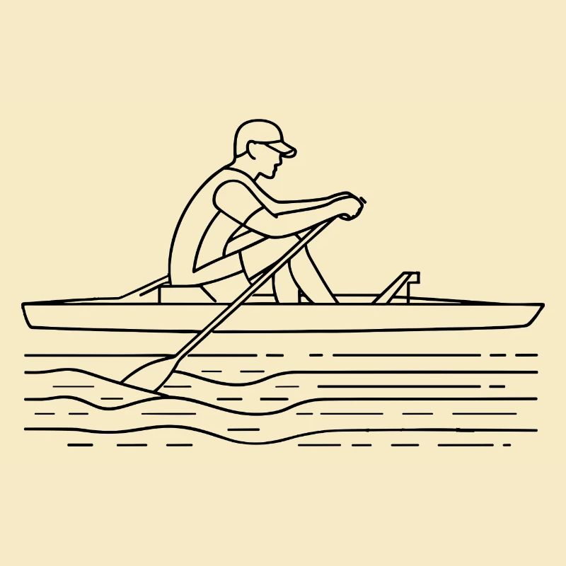 Rower Drawing