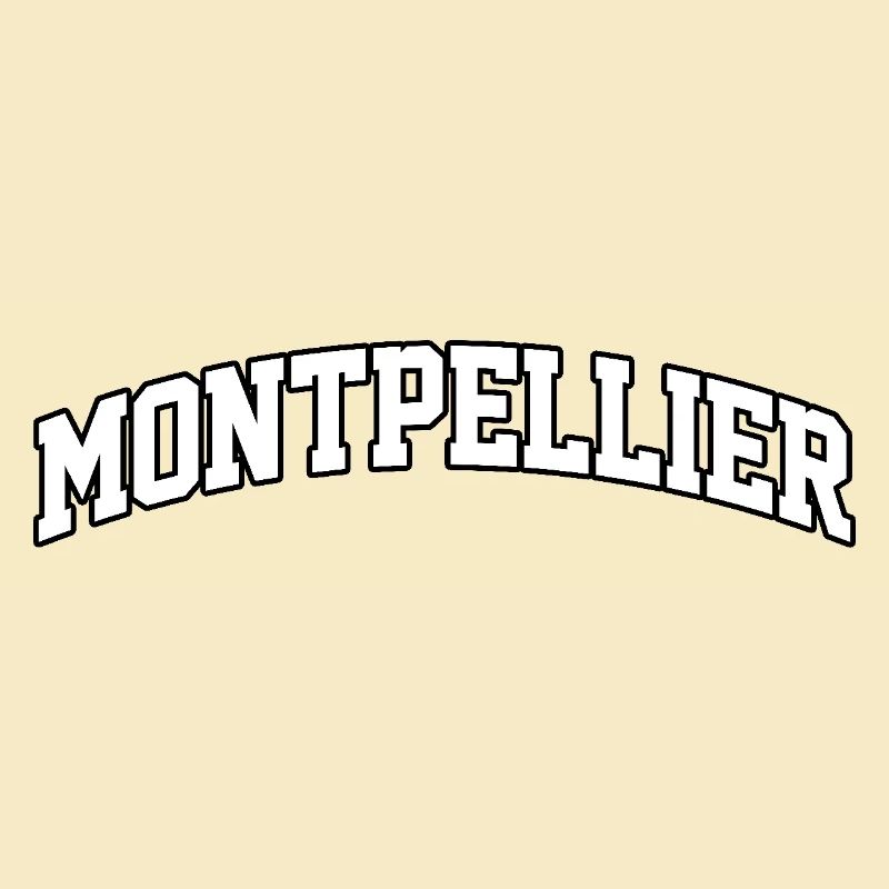 Montpellier logo: Mediterranean collegiate design