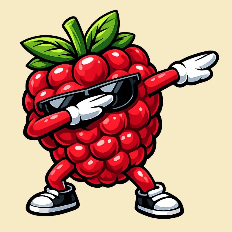 Dabbing Raspberry