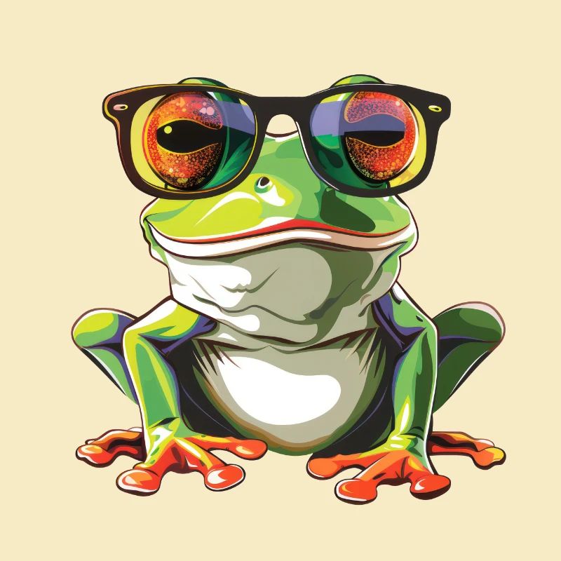 Frog, frogs, sunglasses, summer, gift