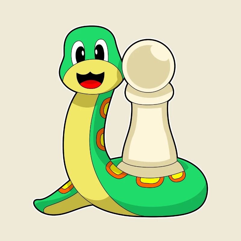 Pièce d’échecs Pion Serpent Échecs