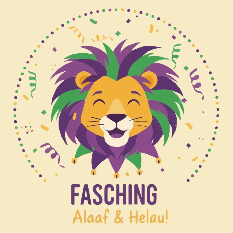 Partylöwe Fasching