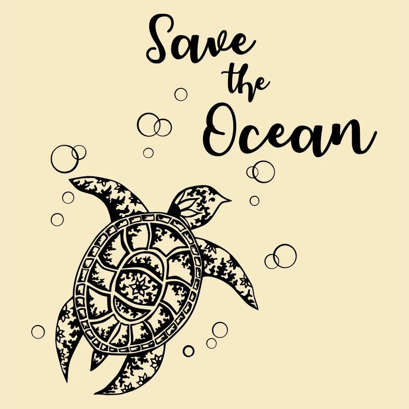 Save the Ocean - Turtle