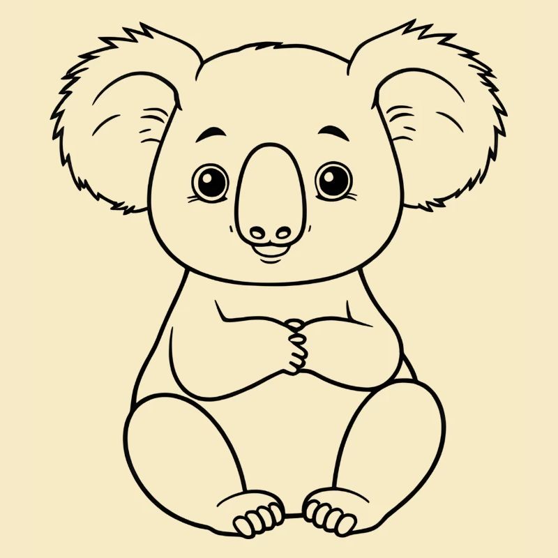 Minimalistic Koala