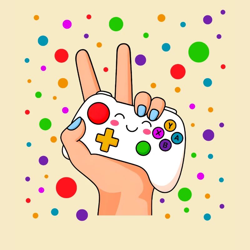 Peace-Zeichen-Controller Pop