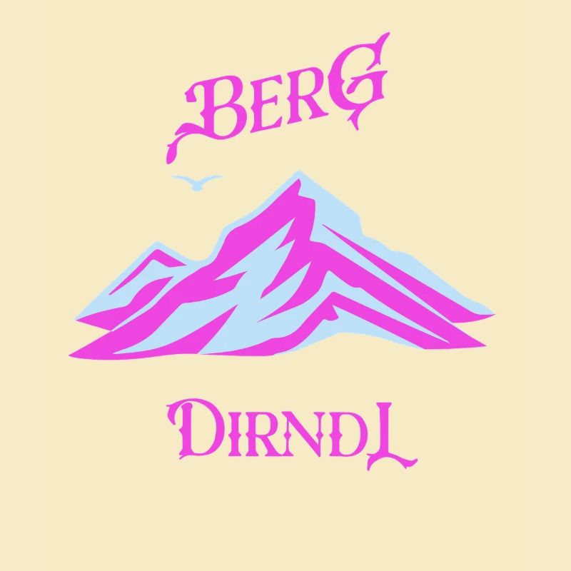 Berg Dirndl Neon Pastel