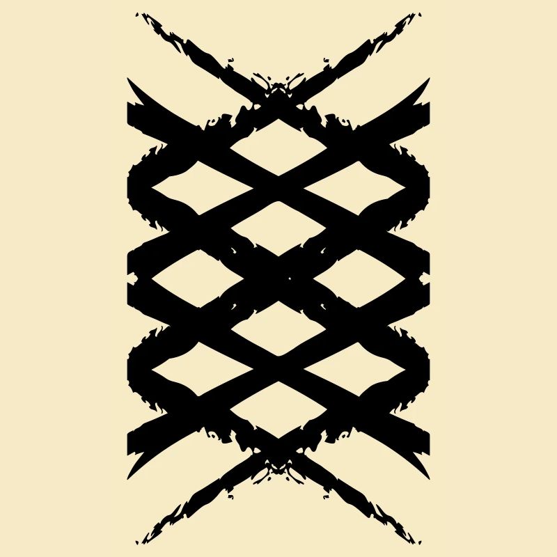 Diamonds Art Cross Pattern | Vectorgraphic