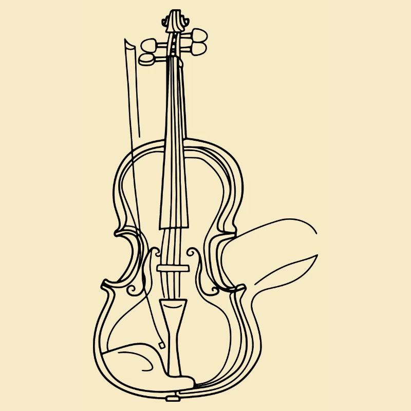 Dessin de violon