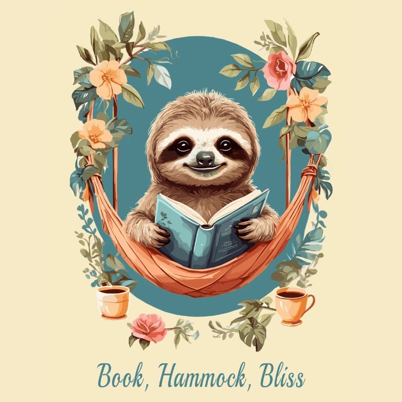 Book, Hammock, Bliss