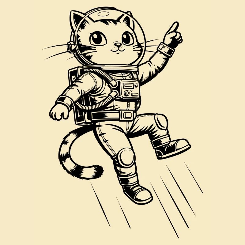 Chat astronaute