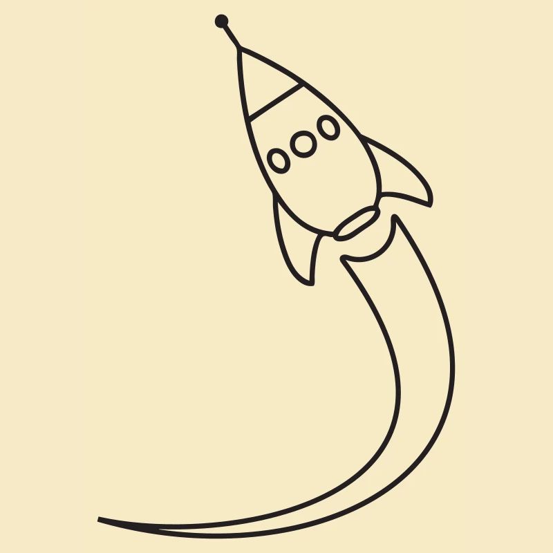 Rocket launches into space