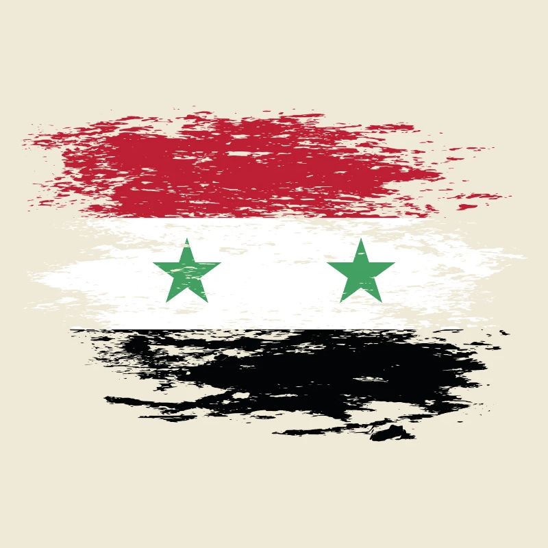 Drapeau de la Syrie utilisé
