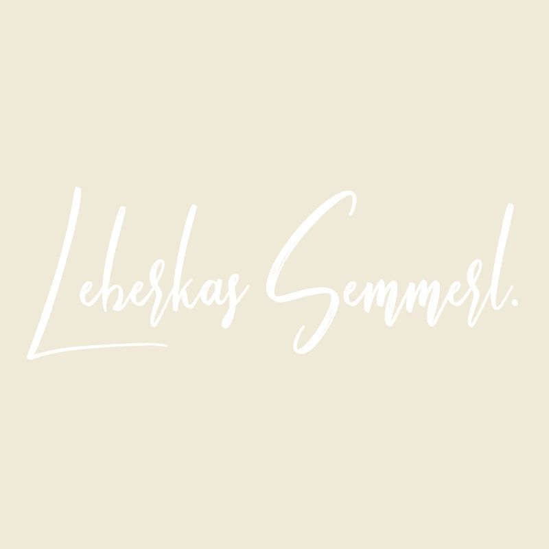 Leberkas Semmerl – Design dialectal