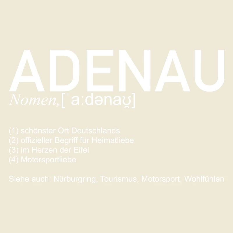 Adenau [signifiant] (blanc)