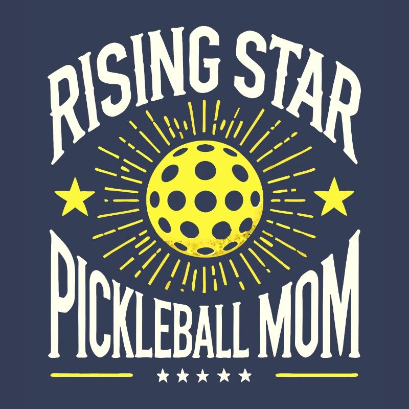 Pickleball Mama eines aufstrebenden Stars