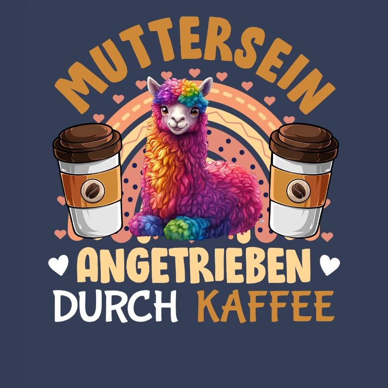 Bald Mama MUTTERSEIN ANGETRIEBEN DURCH KAFFEE