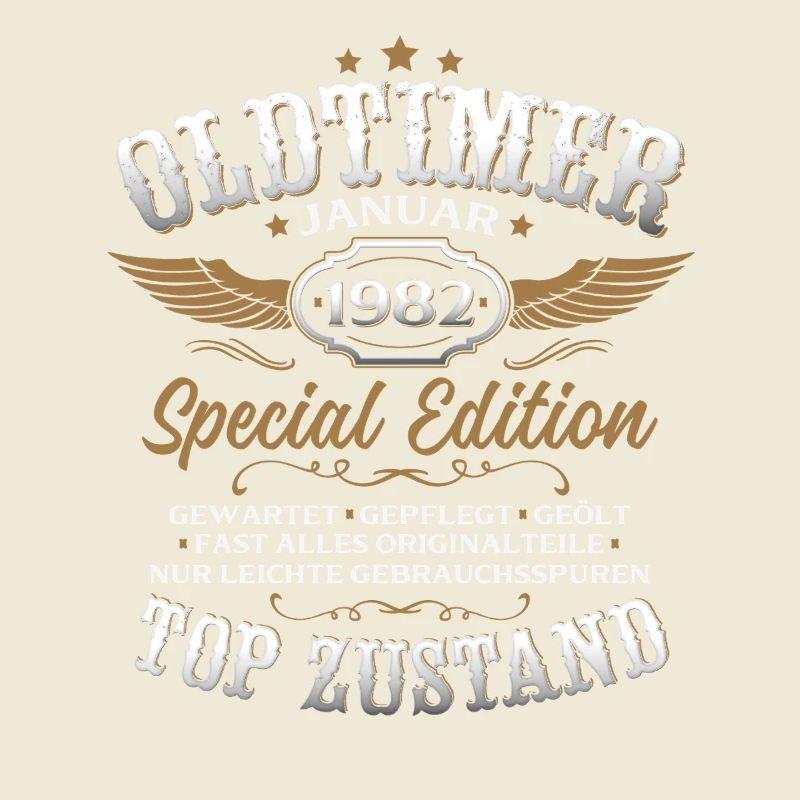 44. Geburtstag Geschenk Oldtimer Januar 1982