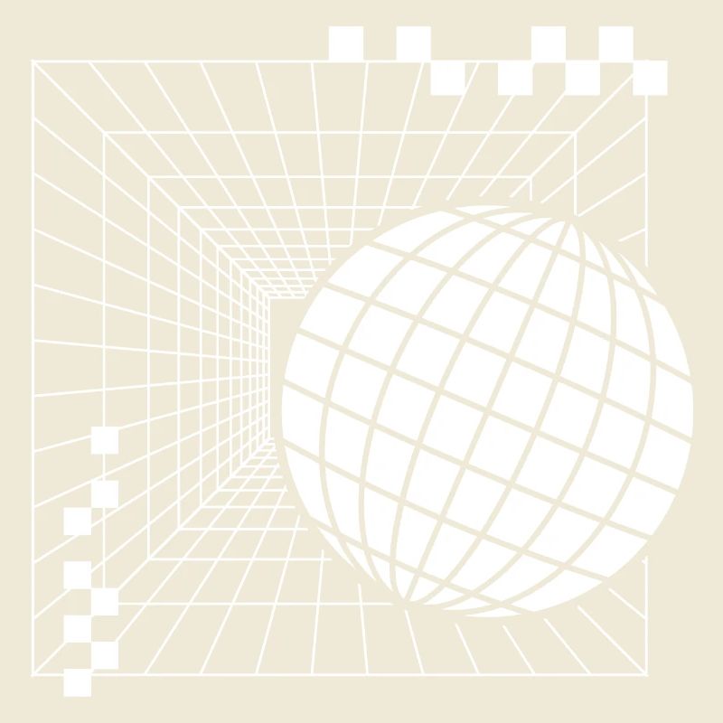 Futuristic Geometric Sphere Design