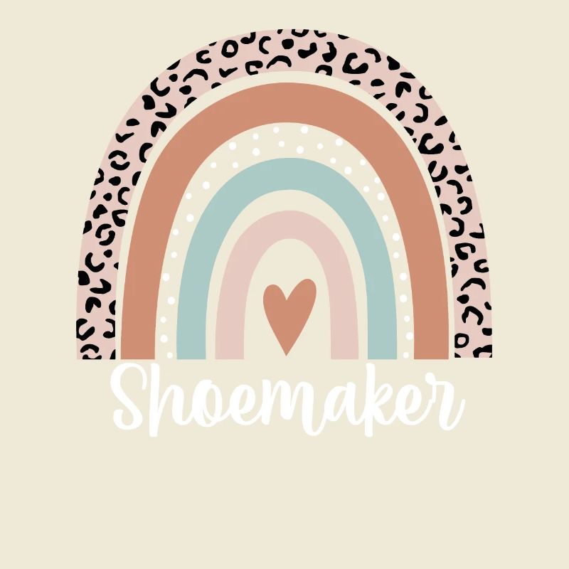 Shoemaker Rainbow Leopard Funny Shoemaker