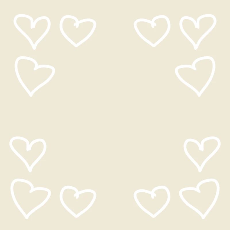 hearts pattern frame angular heart love