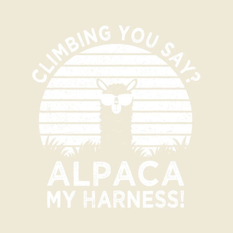 Alpaca My Harness Climbing Tee