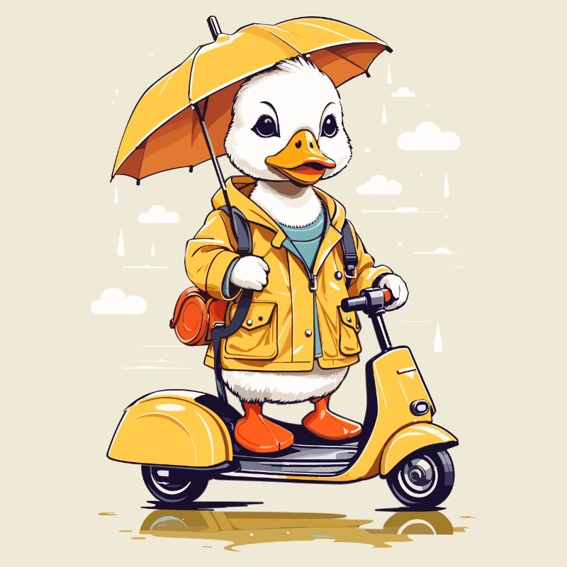 Duck with Roller