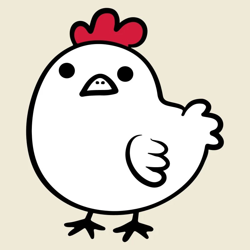 Poulet de dessin animé