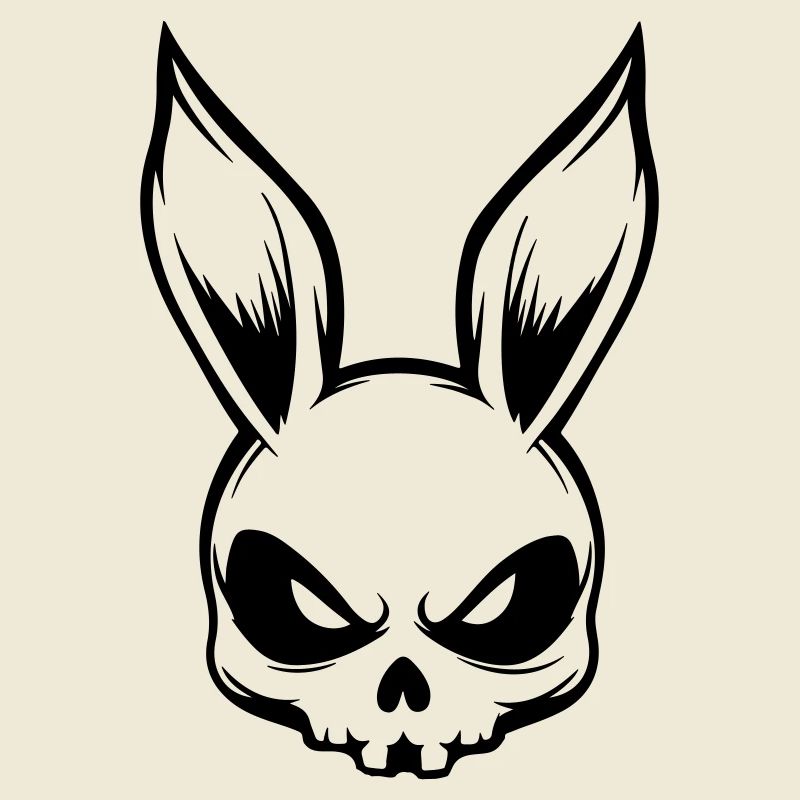 Hase Skelett Skull