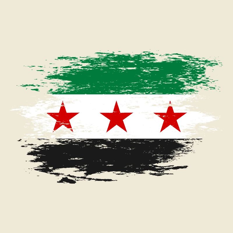 Drapeau syrien utilisé