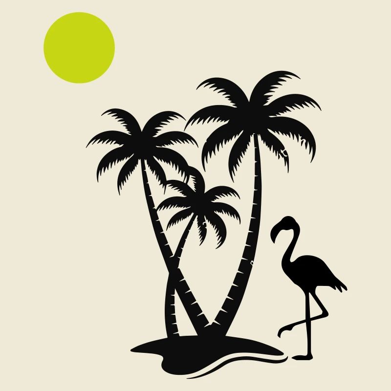 Flamingo Palm Trees
