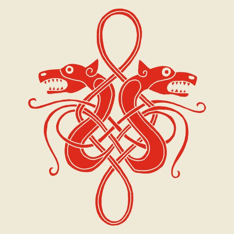 Rote Wikinger-Hydra
