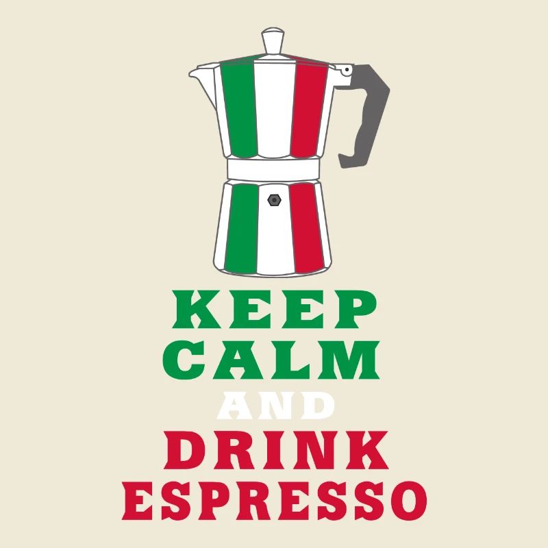 Keep Calm and Drink Espresso Design / Geschenkidee