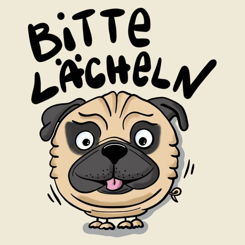 Mops Lächeln