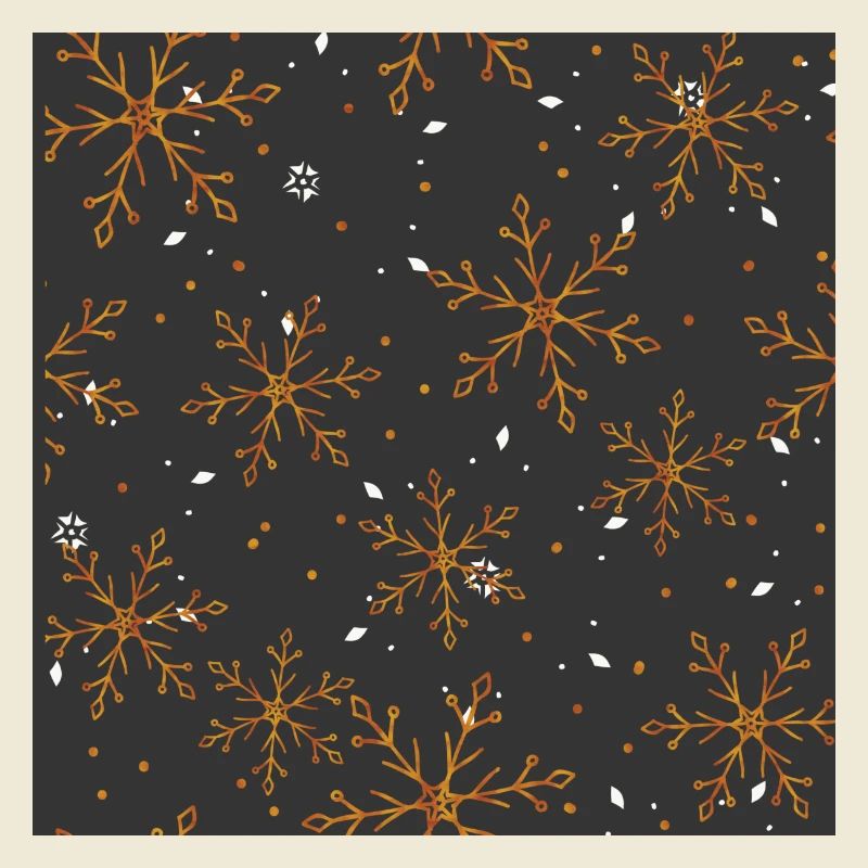 Ice crystal pattern