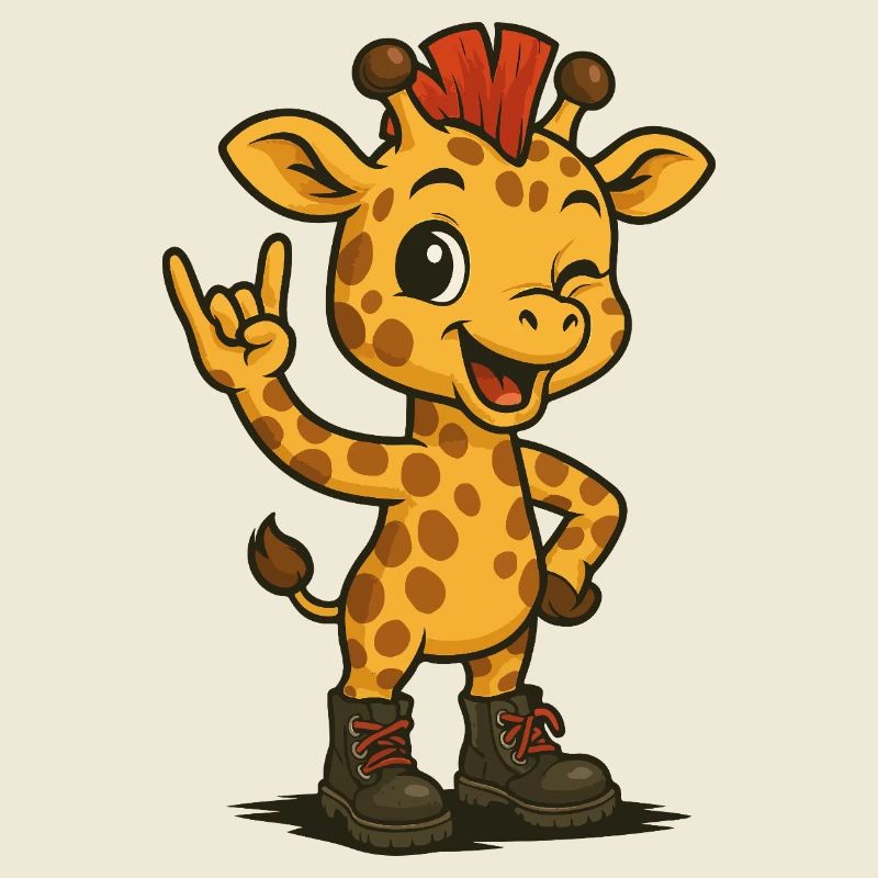 Punk Rock Giraffe