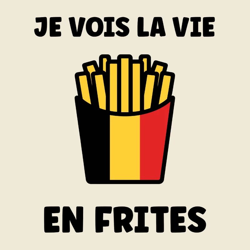 Frites Belges Drapeau Graphic