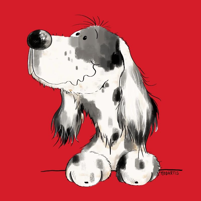 Englischer Setter I Hunde Comic Geschenk