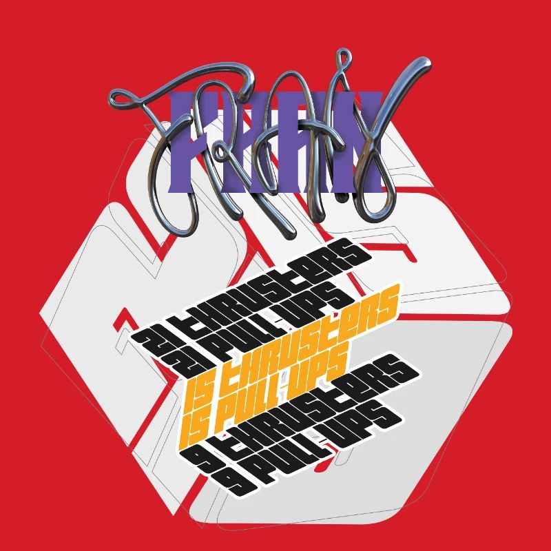 Fran Hero WOD Cross Training light graphic version