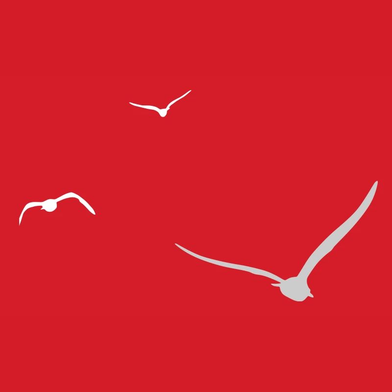 Three Seagulls | Seagull | Colors adjustable