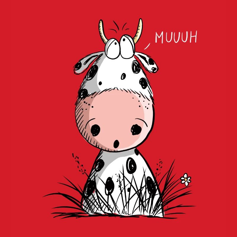 Comical Muh Cow I Beef Comic I Gift