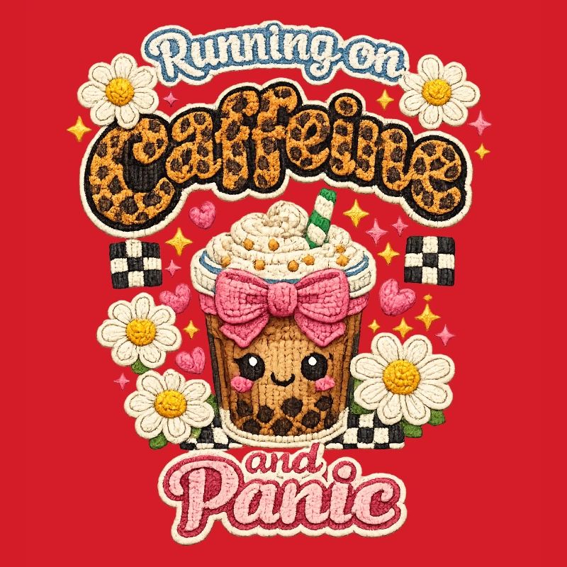 Café Chaos Patch Leopard Latte