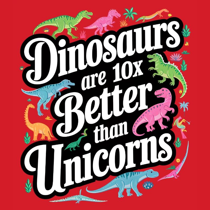 Dinosaurier überstrahlen Einhörner hell