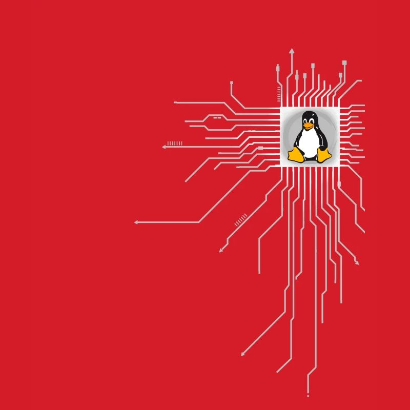 platine Pinguin Core Herz Computer pc Nerd program