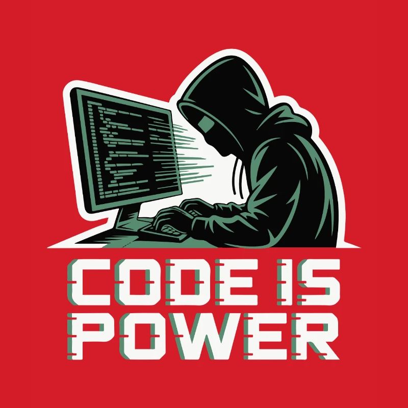 Cyber Hacker Code Infinity Design