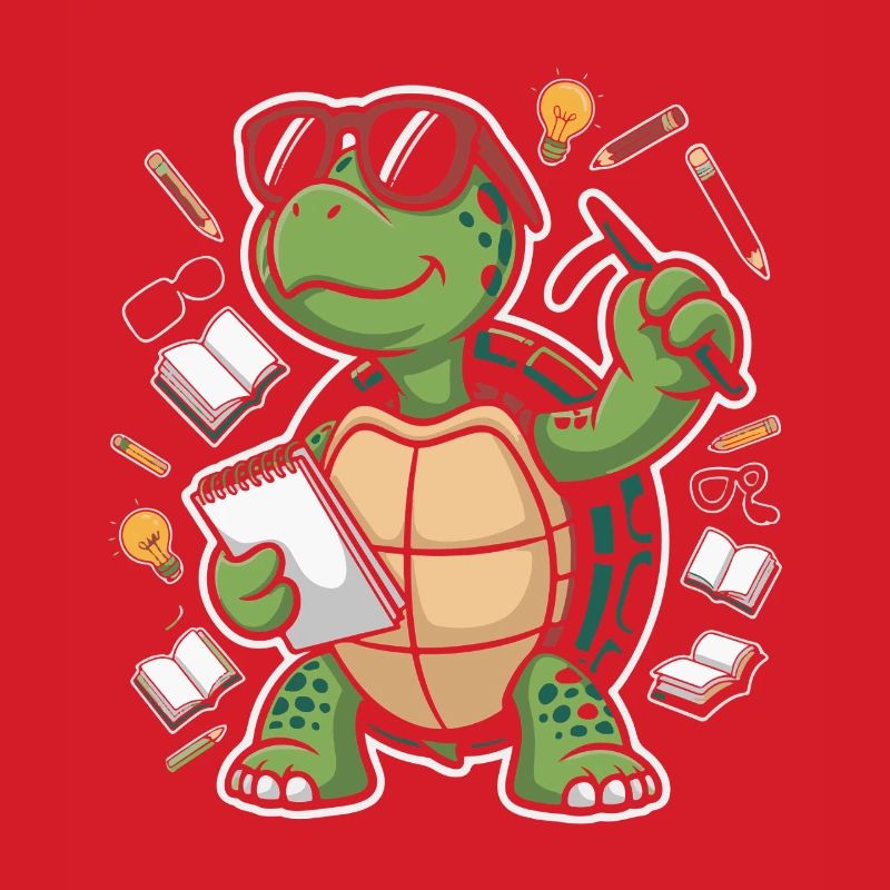 Learning turtle with pen