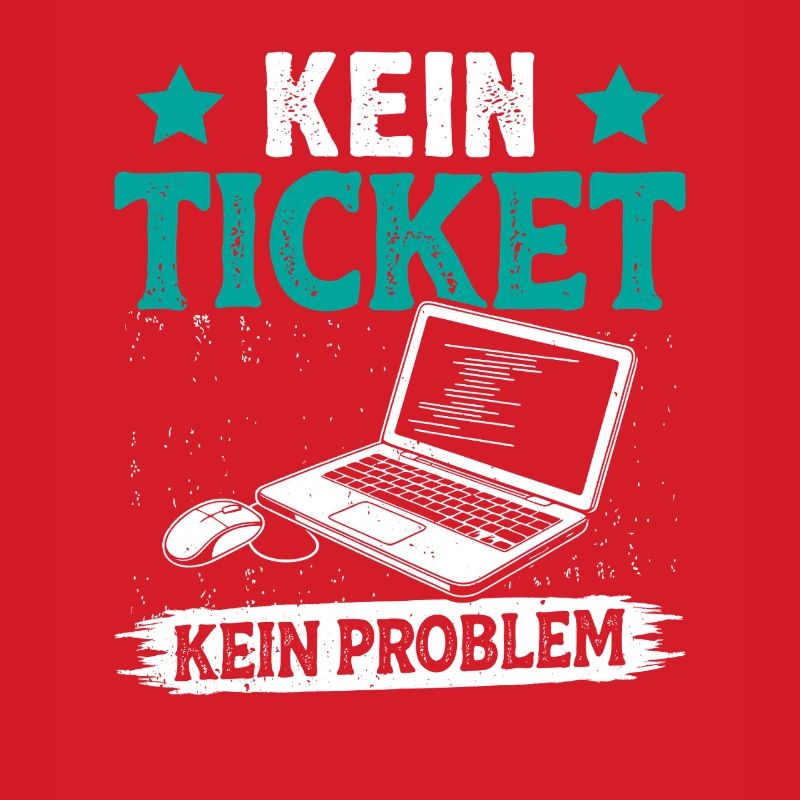 Ordinateur de nerd PAS DE TICKET PAS DE PROBLÈME DRÔLE