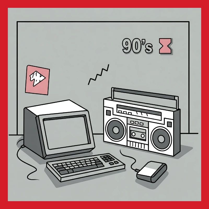 90s cult objects : Walkman, computer and Co.
